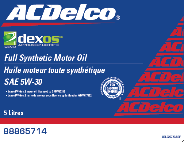 ACDelco Canada • Introducing dexos1 Gen 2 Full Synthetic Engine